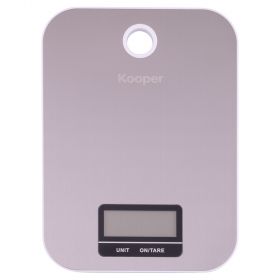 Bilancia da cucina digitale 5 Kg in acciaio inox, Kooper