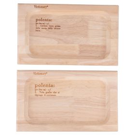 Set 2 scifette in legno di betulla, Victionary