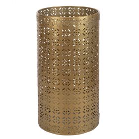 Portaombrelli in ferro battuto, oro satinato, Sibilla