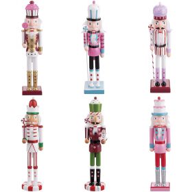 Soldato candy natalizio in legno h. 38 cm, Santa's House