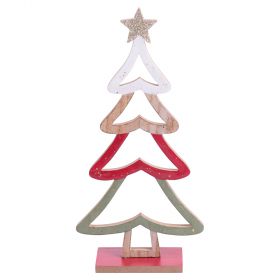 Alberello natalizio decorativo l. 15x5x30 cm, Santa's House