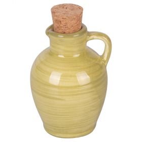 Anfora mini oliera 95 ml in ceramica e sughero