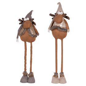 Renna natalizia, gambe estensibili, 65-110 cm, Santa's House