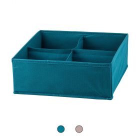 Organizer Cassetto 4 scomparti, 28x28x11 cm, Sìordine