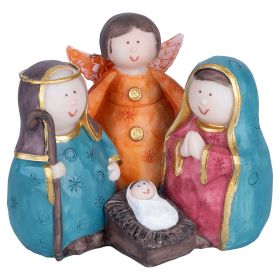 Natività con angelo, h. 13 cm, Santa's House