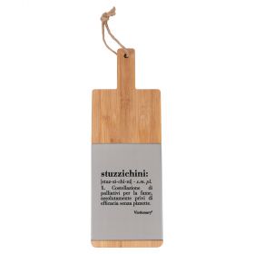 Tagliere in legno di bambù e ceramica 15,3x42,5 cm, Victionary