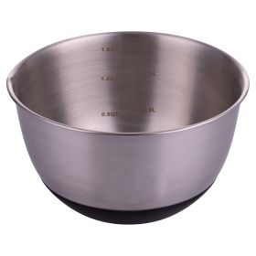 Ciotola graduata 1,5L in acciaio inox, SìChef
