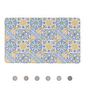 Tappeto cucina 45x75 cm, in PVC, fondo antiscivolo, Posillipo Sibilla