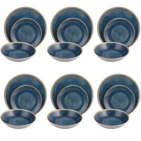 Servizio piatti 18 pezzi, Luna Blu