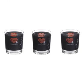 Set 3 bicchieri acqua in vetro 270 ml, Love and