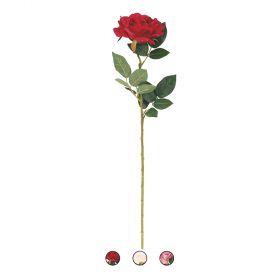 Fiore di rosa artificiale h. 68 cm