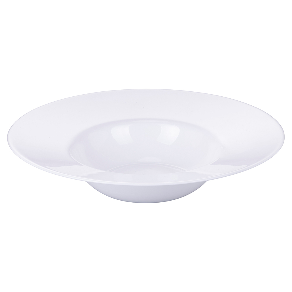 Piatto fondo 26 cm in vetro opalino