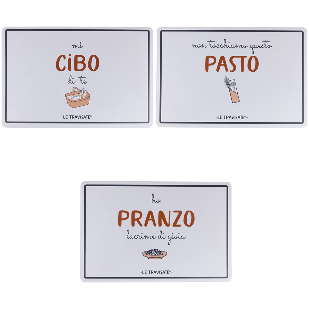 Tovaglietta double face, New Travisate