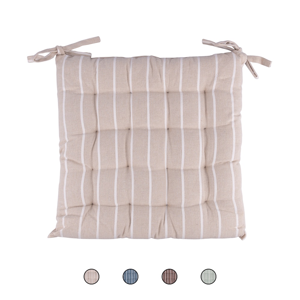 <p>Cuscino sedia con lacci 40x40 cm, Sibilla</p>