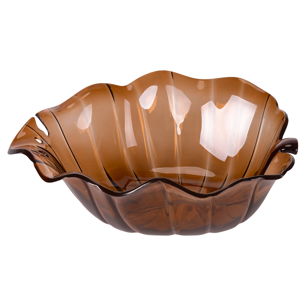 Insalatiera foglia 32x29 cm 2,2 l, ambra, La Cucina