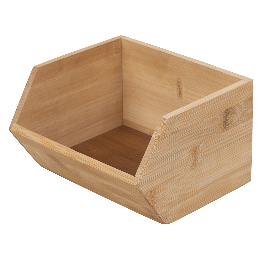 Organizer cucina in bambù impilabile, 17x15,5x11 cm, SìChef