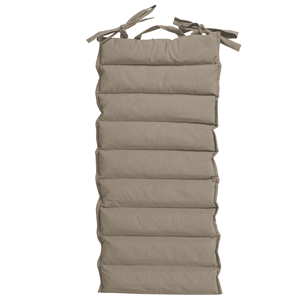 Cuscino outdoor imbottito idrorepellente 45x95 cm, tortora, Esté