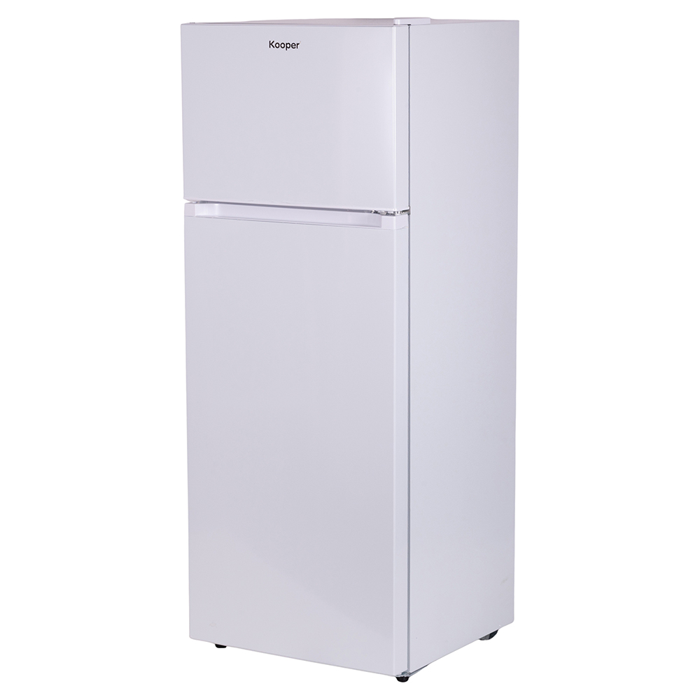 Frigorifero con freezer 240 L doppia porta 54,2x54,2x142,5 cm, bianco, Kooper