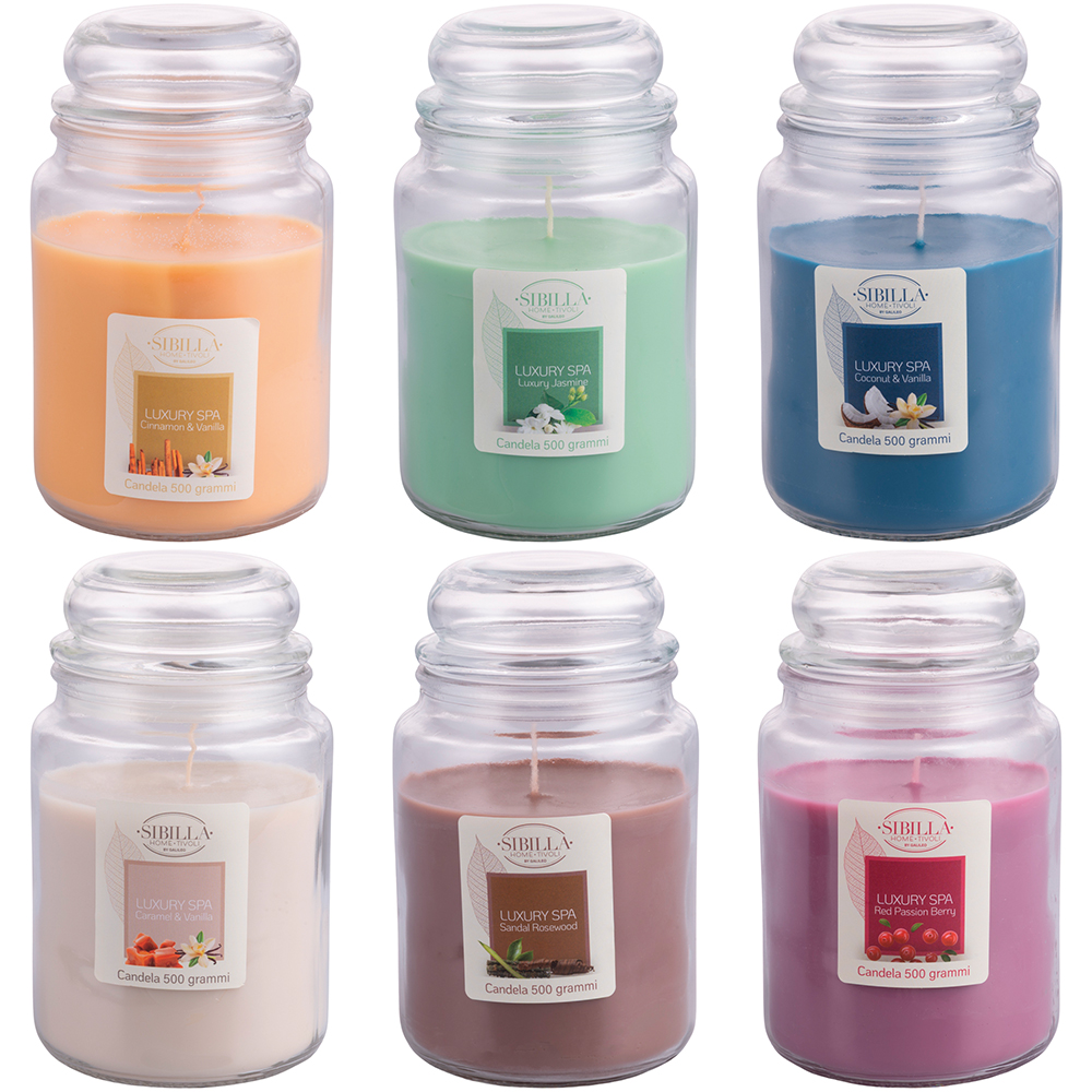 Candela profumata 500 g, Luxury Spa Sibilla