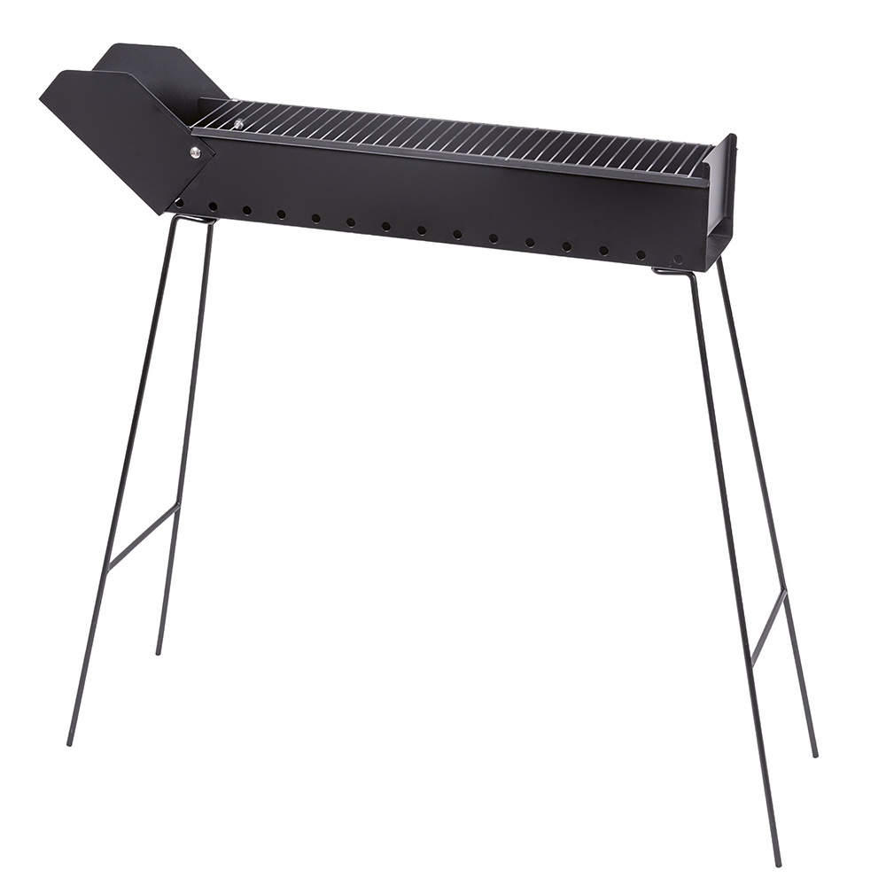 Barbecue arrosticini con rampa, 74x26x79 cm, BestBQ