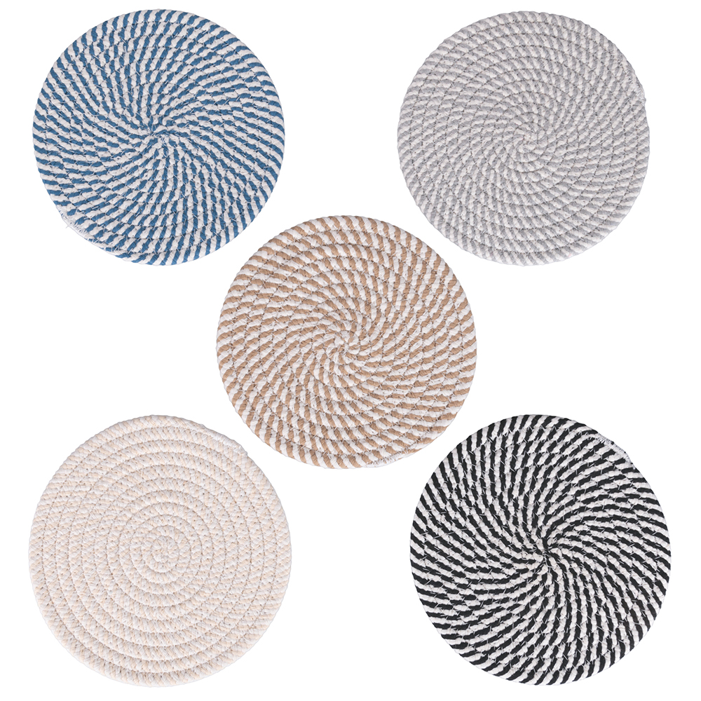 Sottopentola in policotone, effetto uncinetto