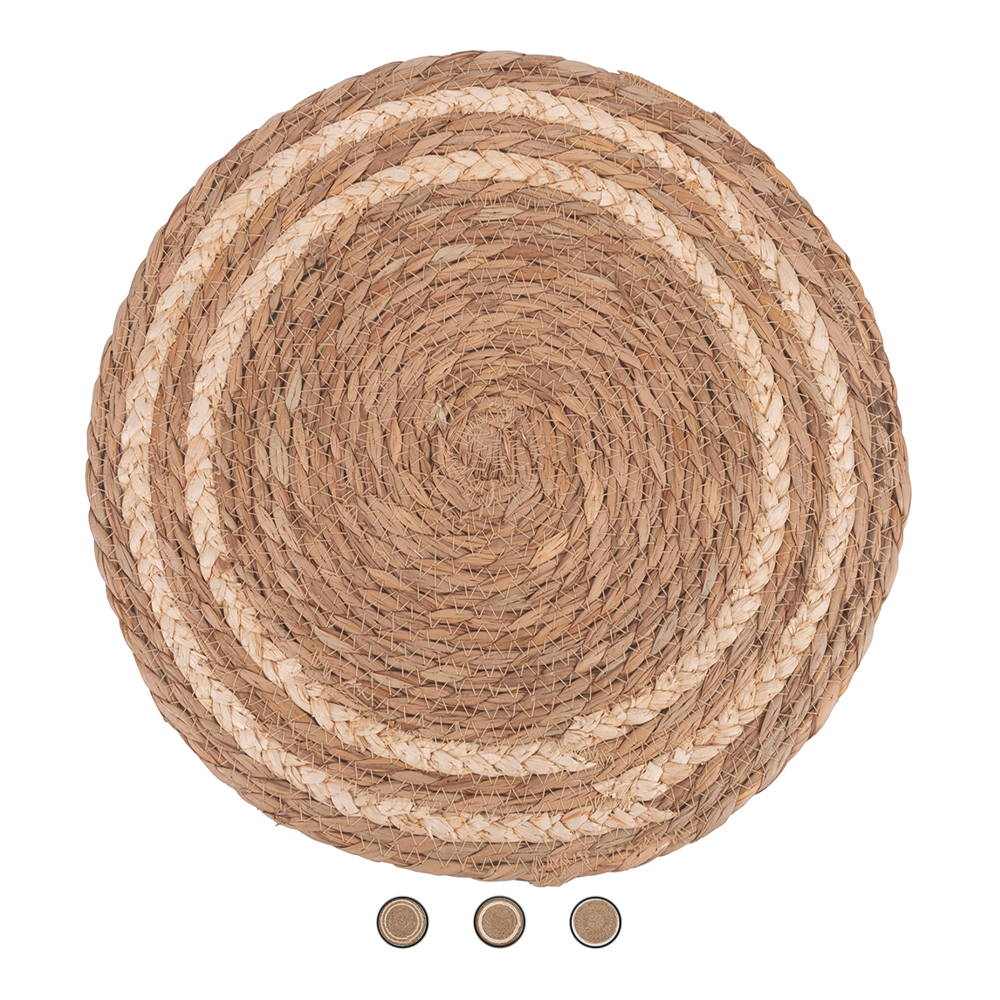 Tovaglietta tonda, Natural