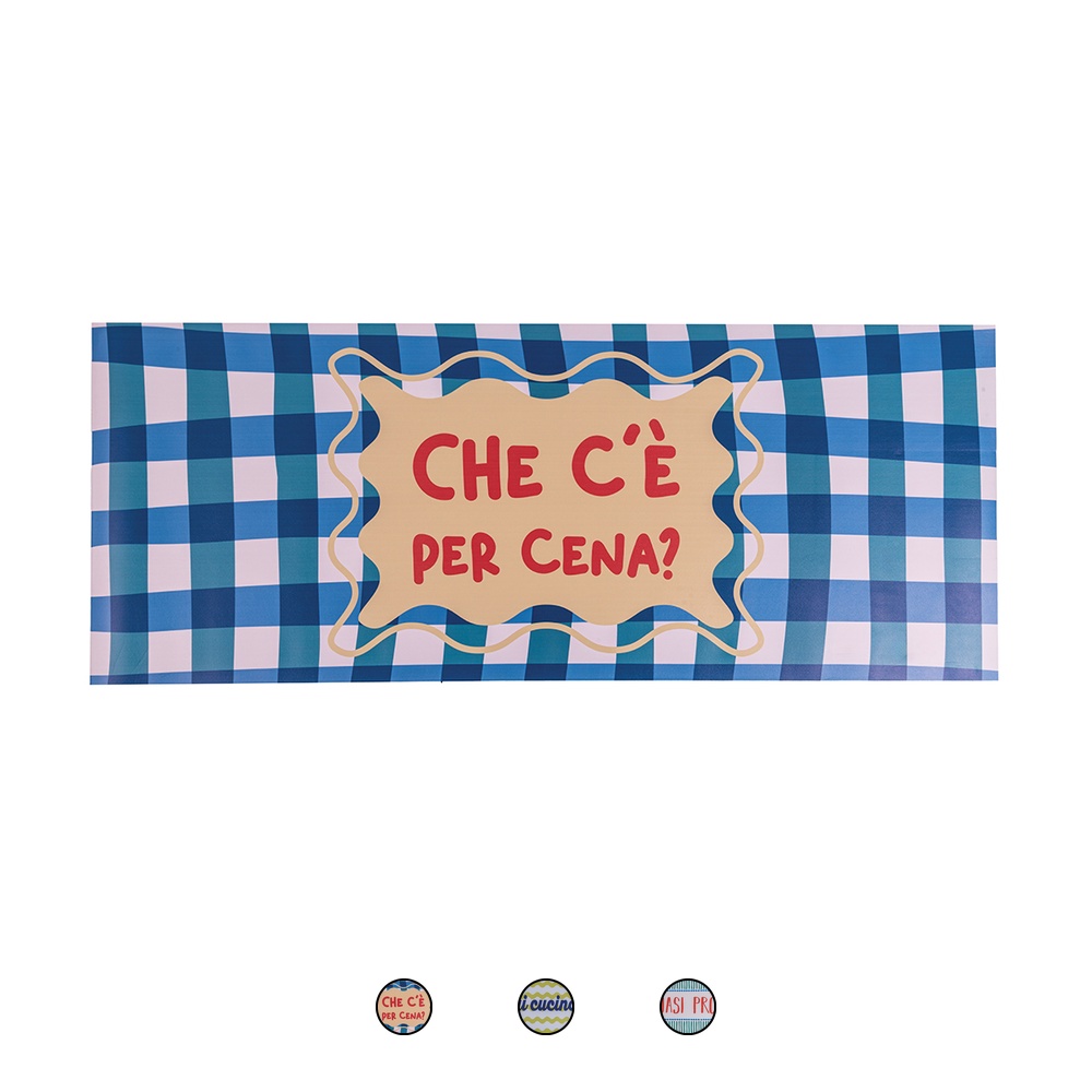 Tappeto da cucina 60x200 cm, fondo antiscivolo, More Amor